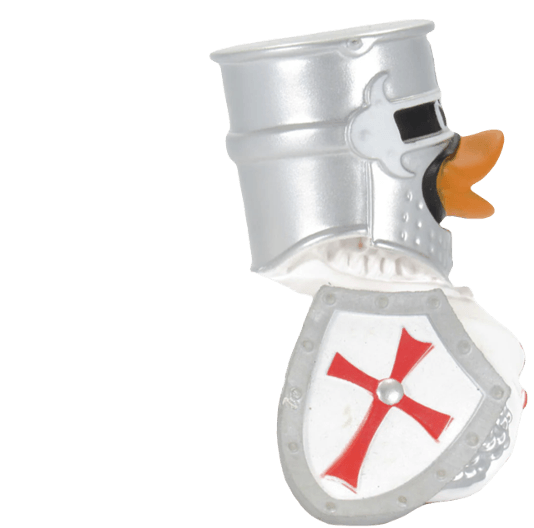 Knight Crusader Duck (White). 22849