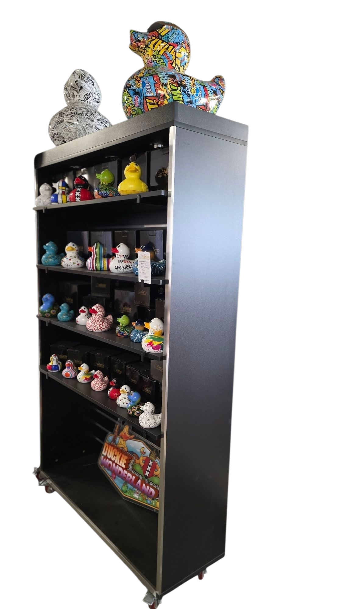 Locker with light, slatwall, 6 shelfs dwl 5011