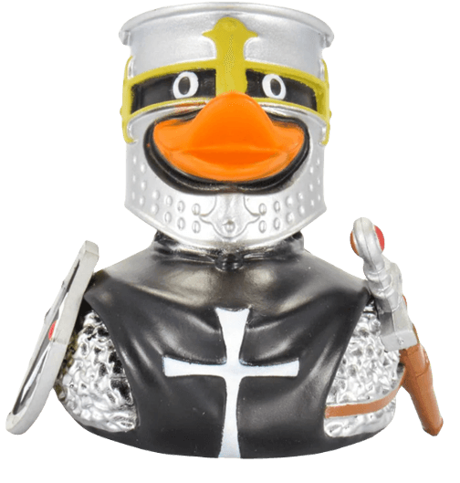 Knight Crusader Duck (Black). 22975