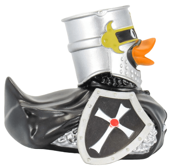 Knight Crusader Duck (Black). 22975