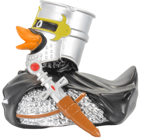 Knight Crusader Duck (Black). 22975